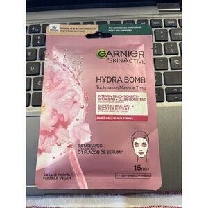 NEW Garnier SkinActive Hydra Bomb Sakura Sheet Mask